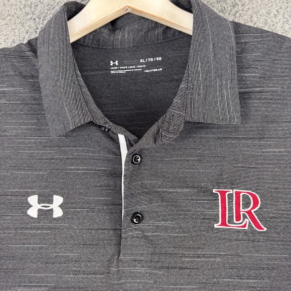 Lenoir Rhyne Bears Shirt Polo Mens XL Gray NCAA College Football Under Armour - Picture 1 of 11